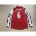 Arsenal 00/01 Home Red Long Sleeve Soccer Jersey